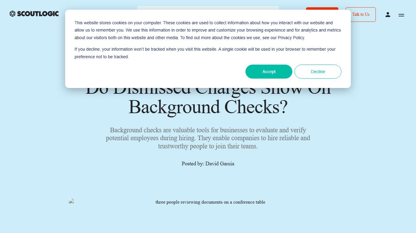 Do Dismissed Charges Show On Background Checks? - ScoutLogic